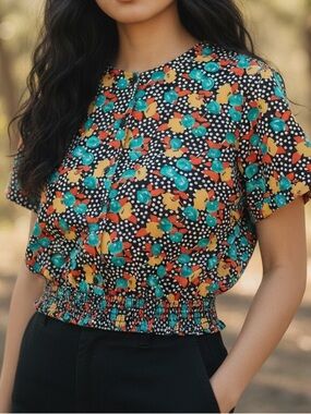 Vintage Polkadot top